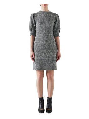 lk bennett green velvet dress | Dresses | Lk Bennett Deep Long Sleeve satinado
